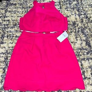 Lauren James Carley 2 Piece Set in Raspberry